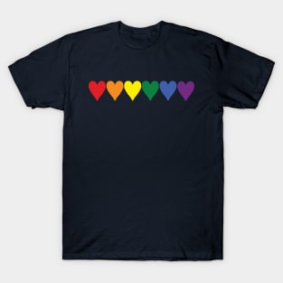 Six Pride Hearts T-Shirt